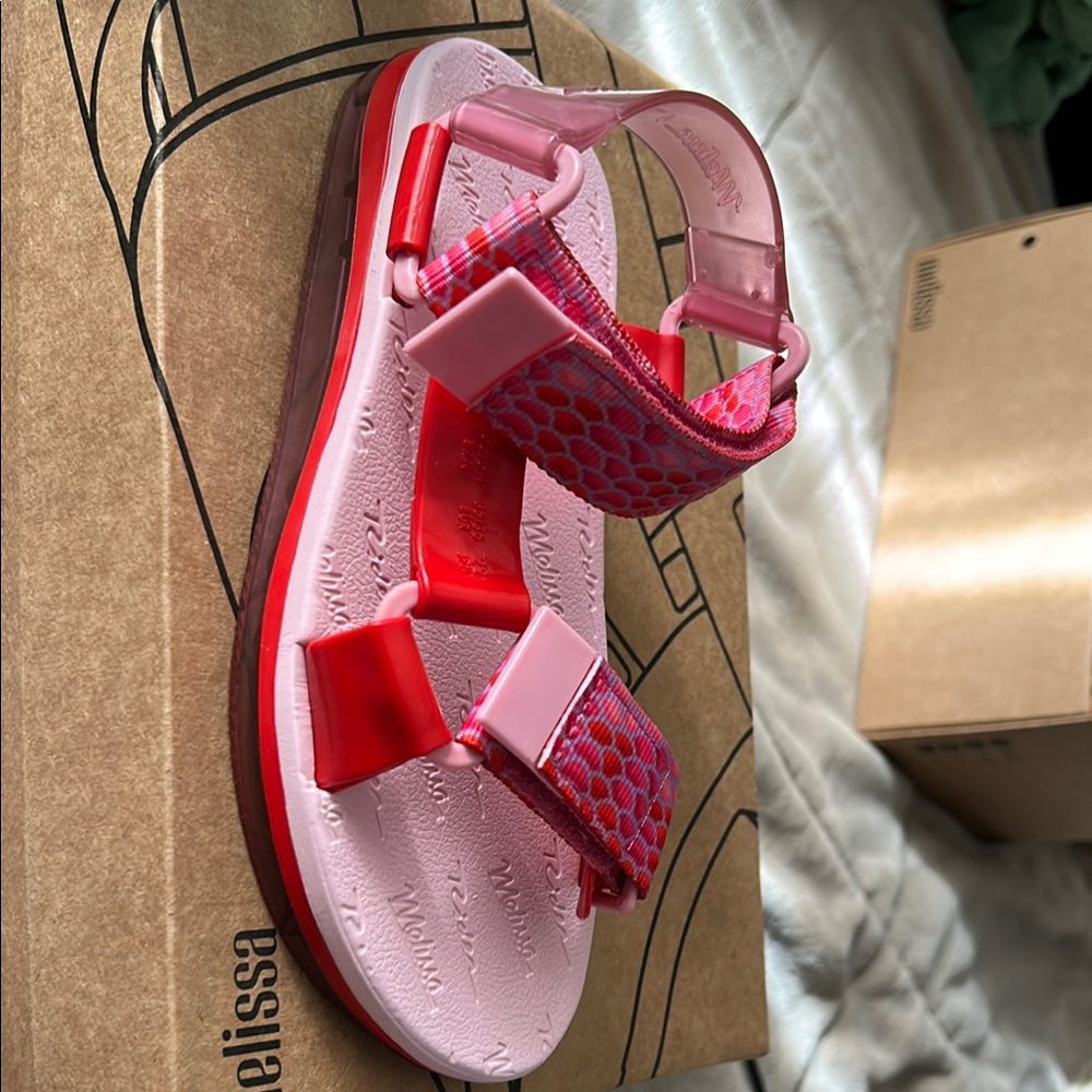 Melissa Kids Pink Sandals